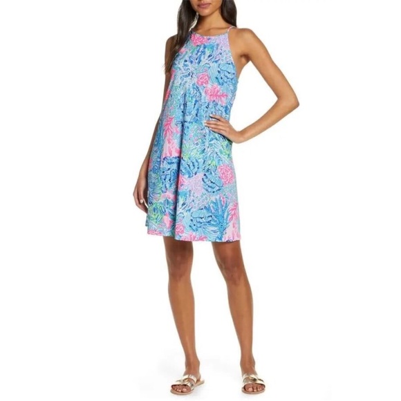 Lilly Pulitzer Margot Swing Dress SZ XS Multi Sink Or Swim - Picture 2 of 14